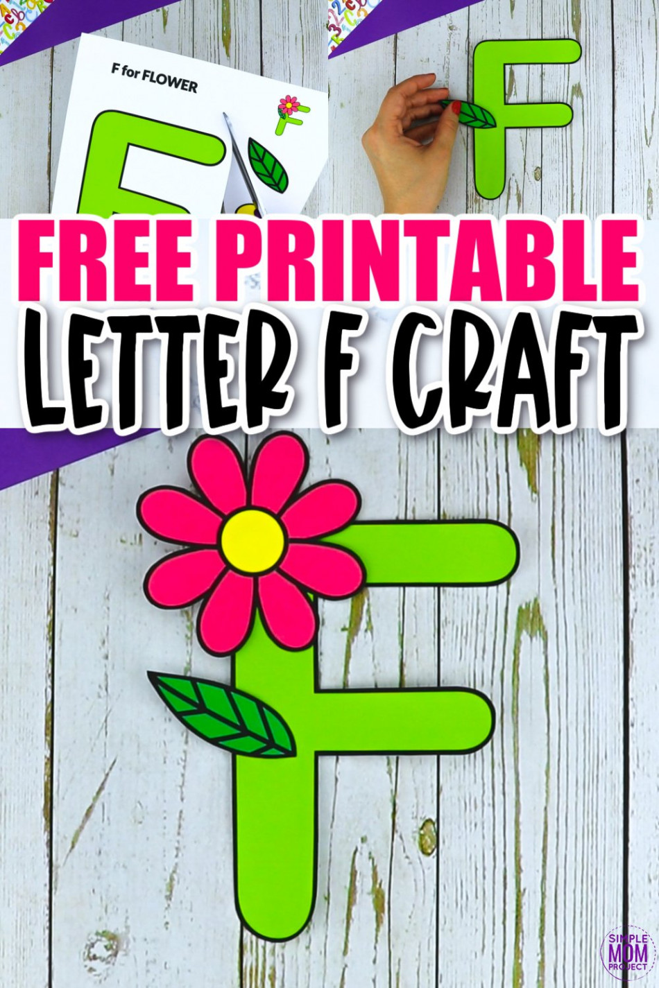 Free Printable Letter F Craft Template – Simple Mom Project