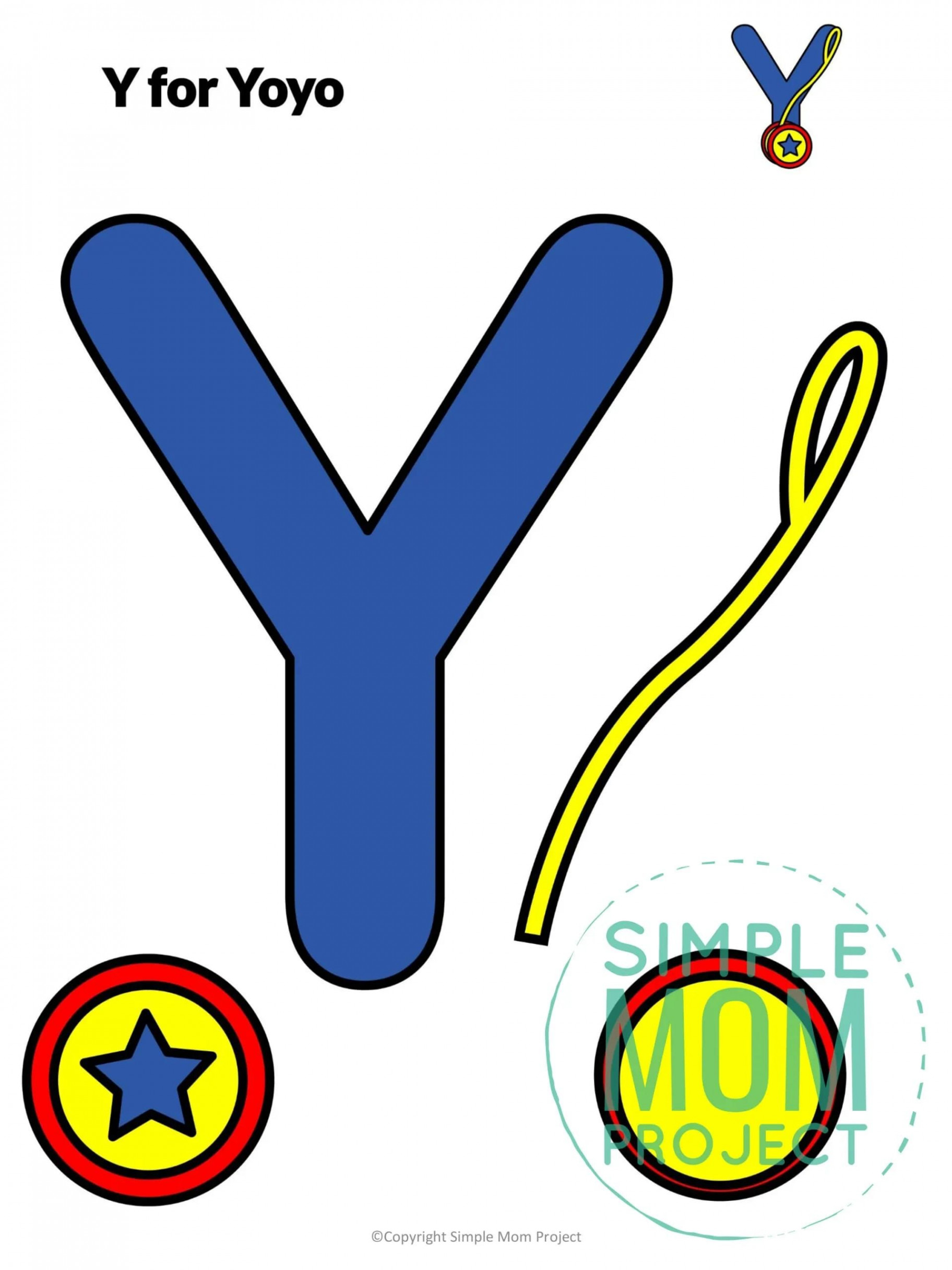 Free Printable Letter Y Craft Template  Letter y crafts, Letter a