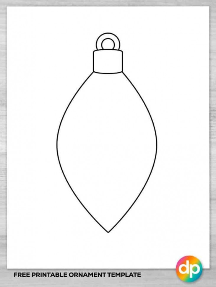 Free Printable Ornament Templates  Ornament template, Christmas