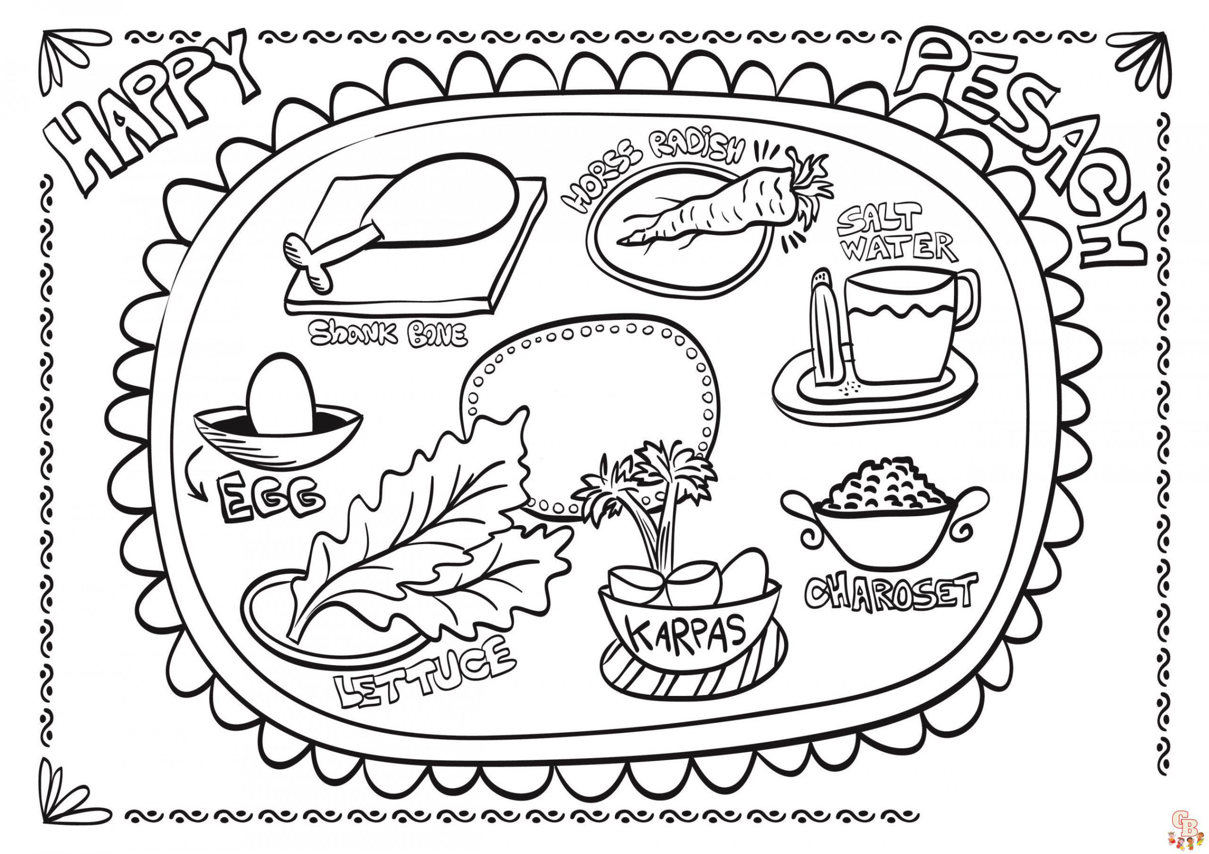 Free Printable Pesach Coloring Pages for Kids  GBcoloring