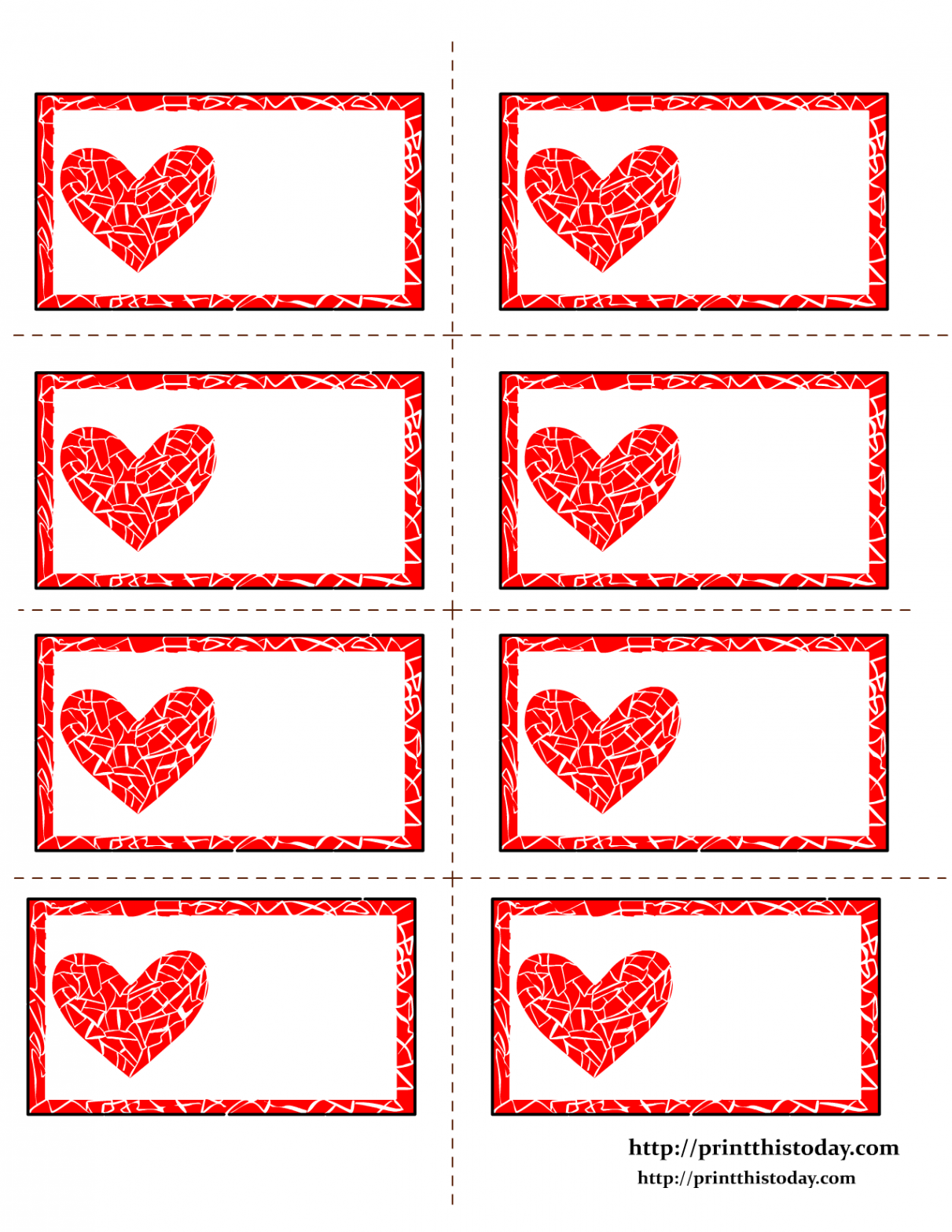 Free Printable Valentines Day Labels  Imprimibles de amor