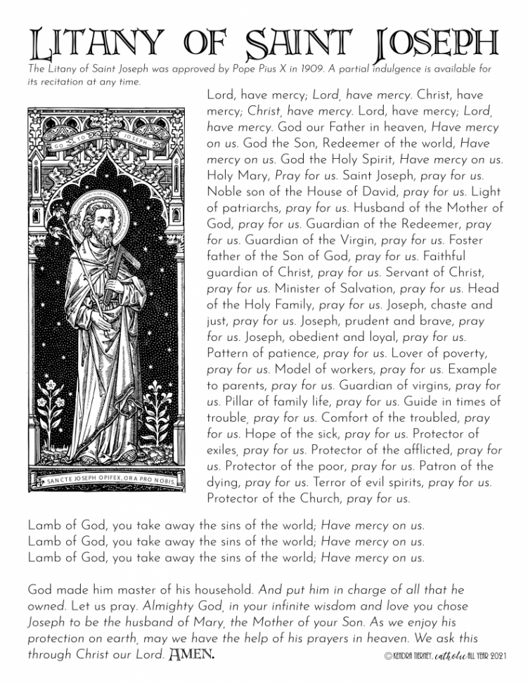 Free Printables for the Year of Saint Joseph and New Limited