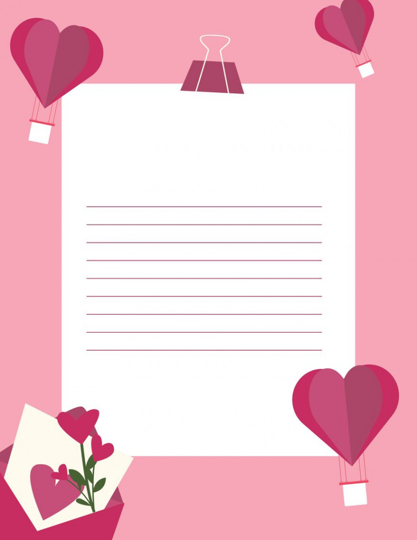 Free Romantic Letter Background - Download in Word, Google Docs