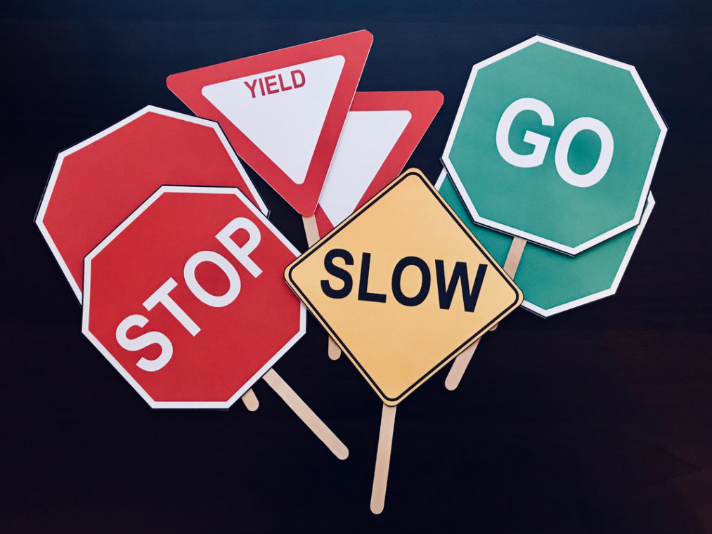 Free Stop, Yield, Go, and Slow Signs - Hungry Paper