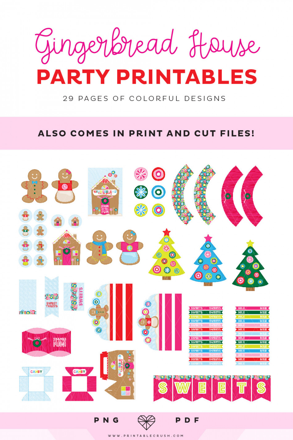 Gingerbread House Party Ideas - Printable Crush