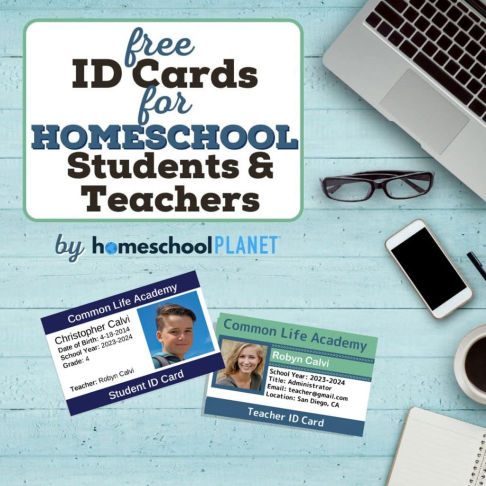 Homeschool ID Card - Homeschool Planet