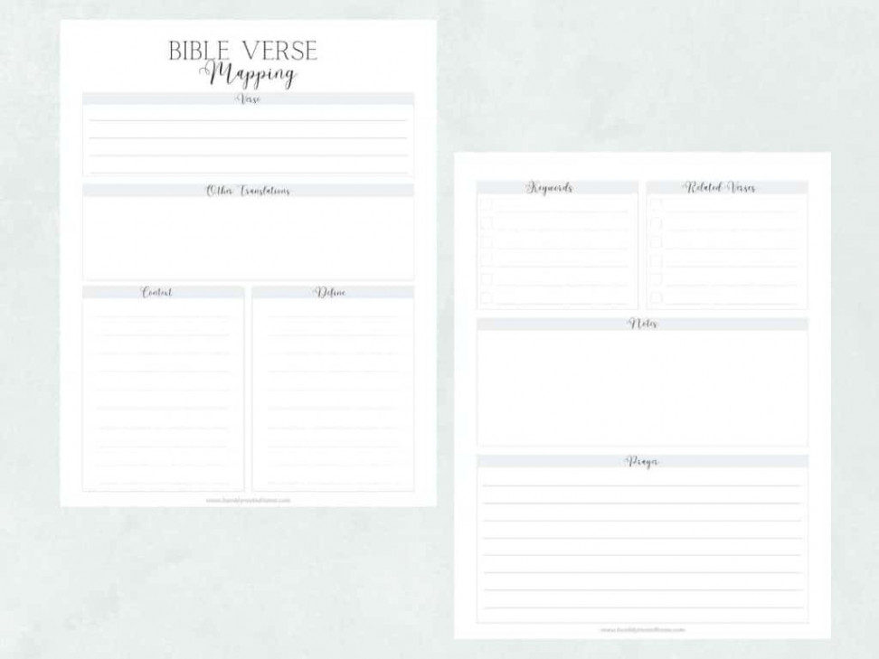 How to Use Bible Verse Mapping (Free Printable Worksheet!)