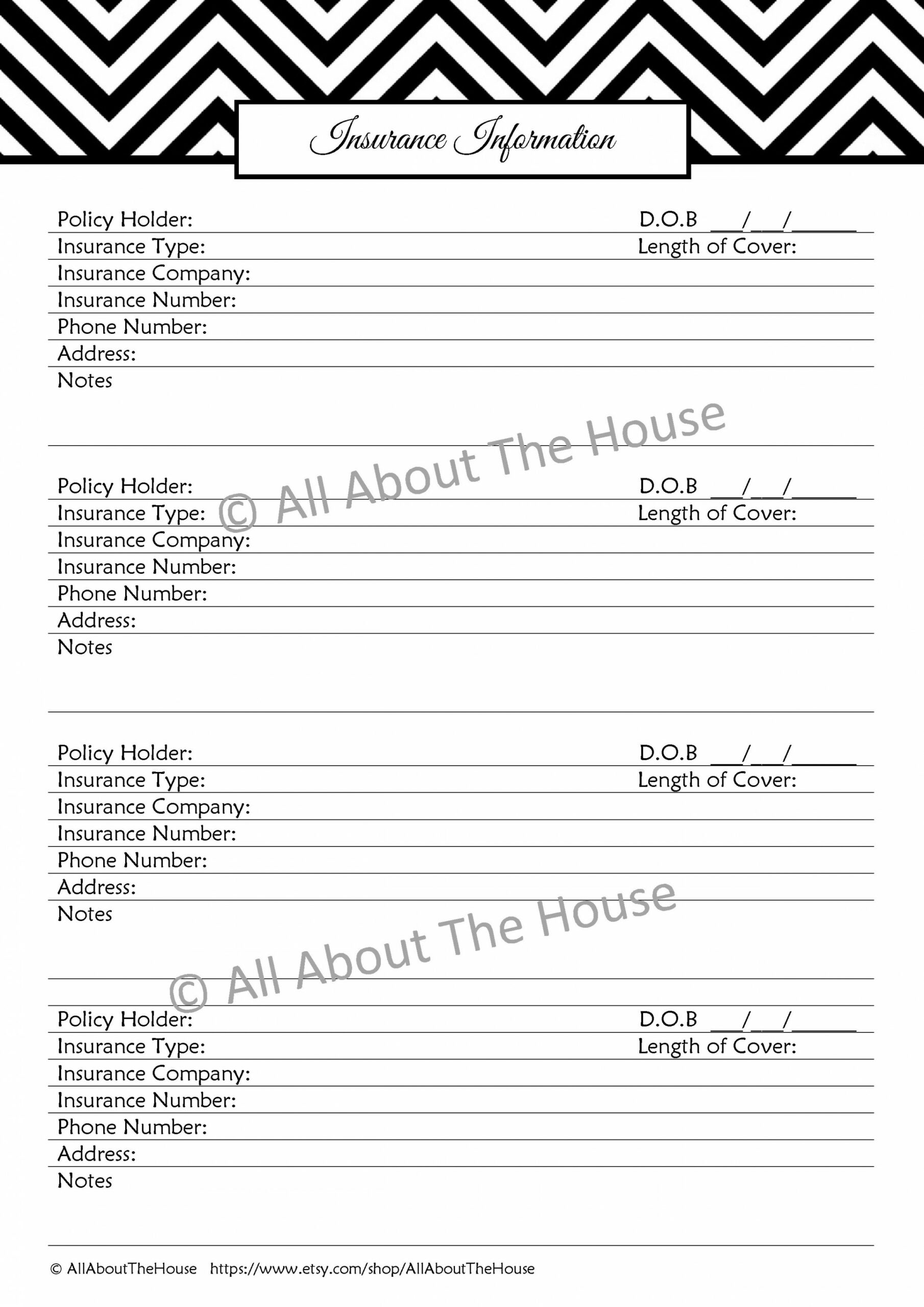 important information printables  AllAboutTheHouse Printables