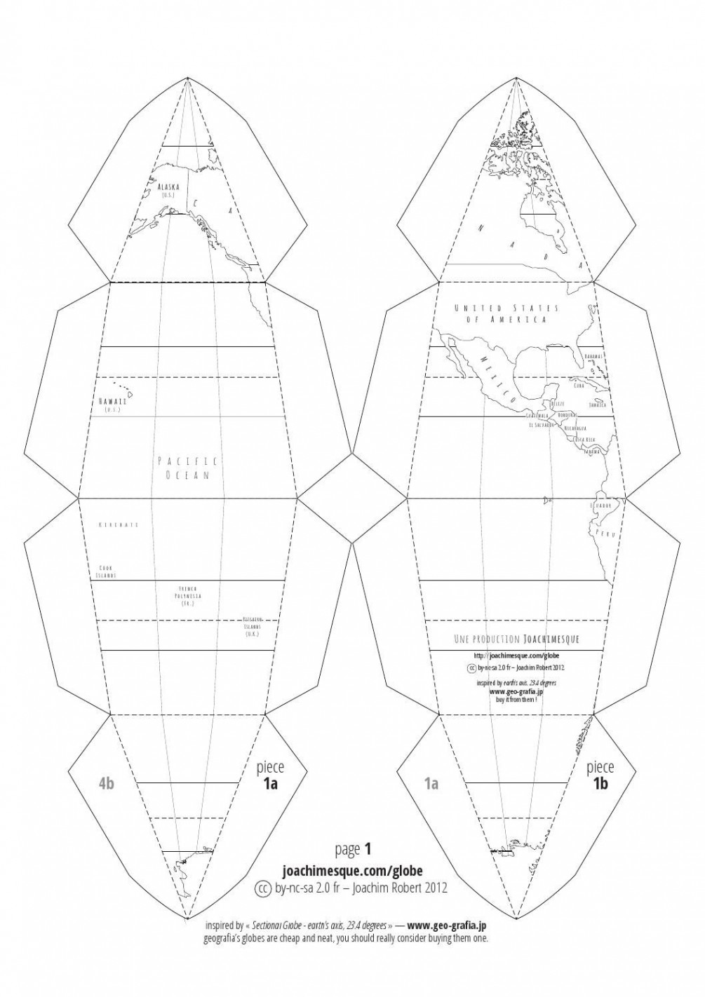 Le paper globe a en  Paper globe, Paper toys, Paper template