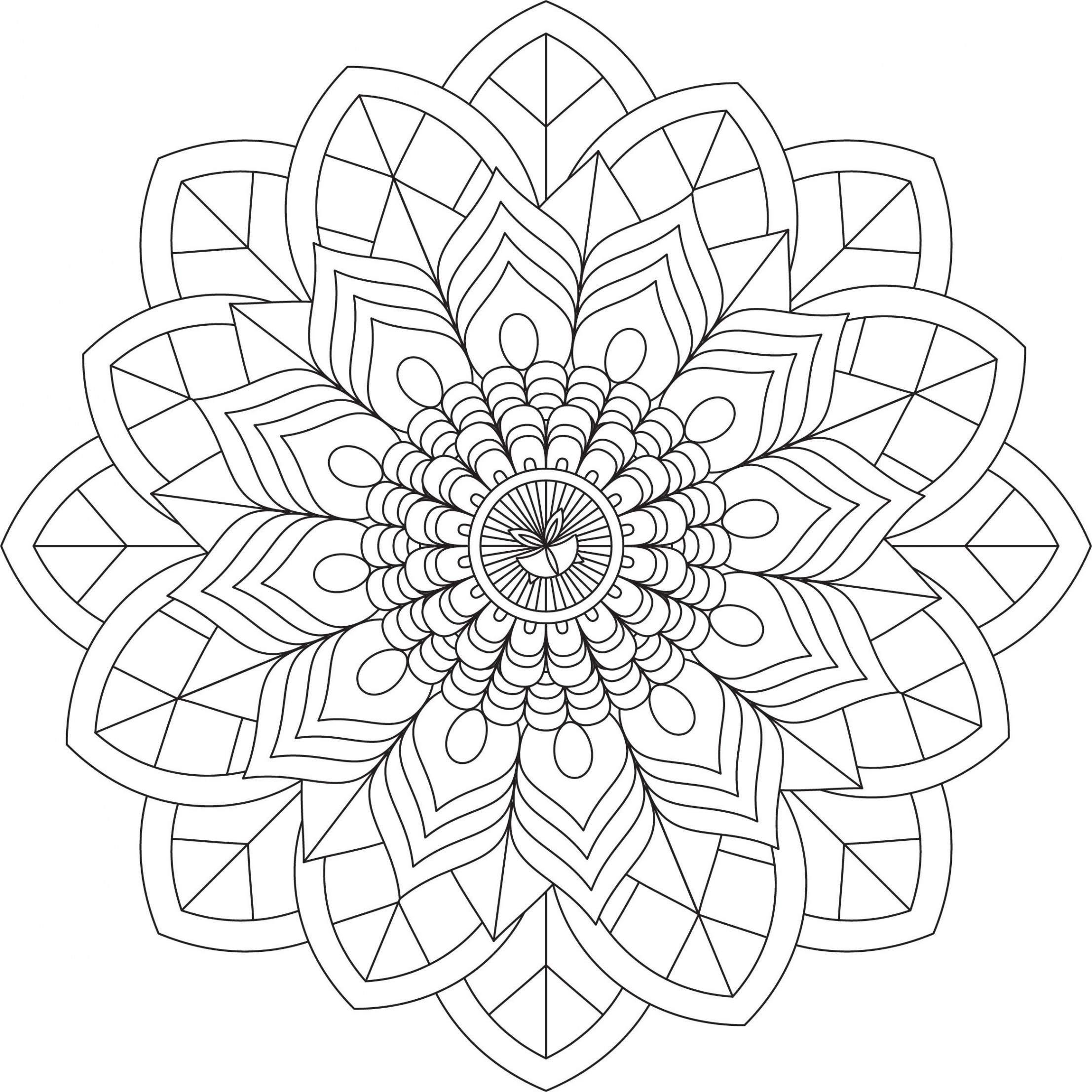 Mandala Coloring Pages Adult Coloring Sheet Printable - Etsy