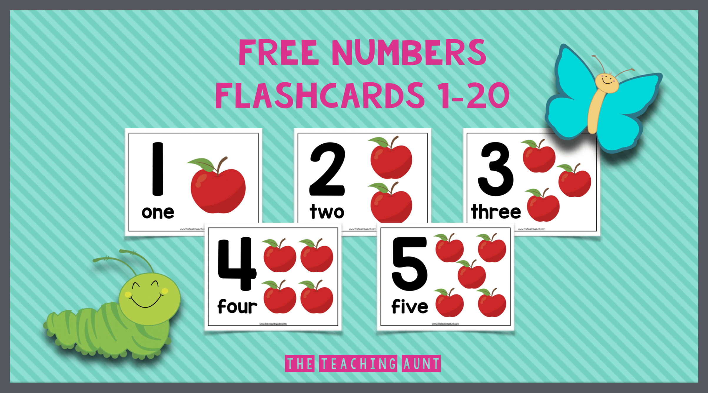 Numbers Flashcards - - The Teaching Aunt