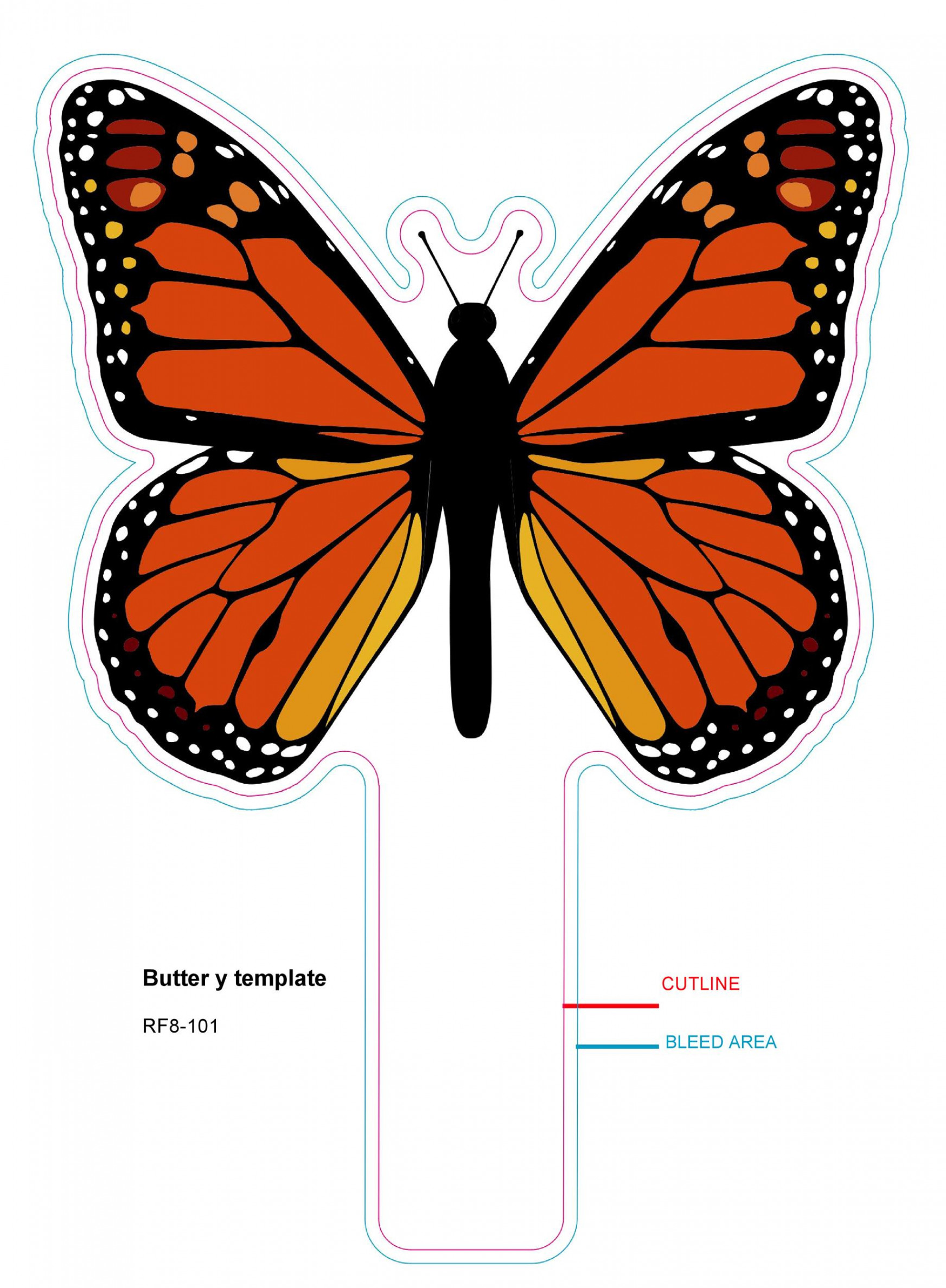 Printable & Cut Out Butterfly Templates 🦋 ᐅ TemplateLab