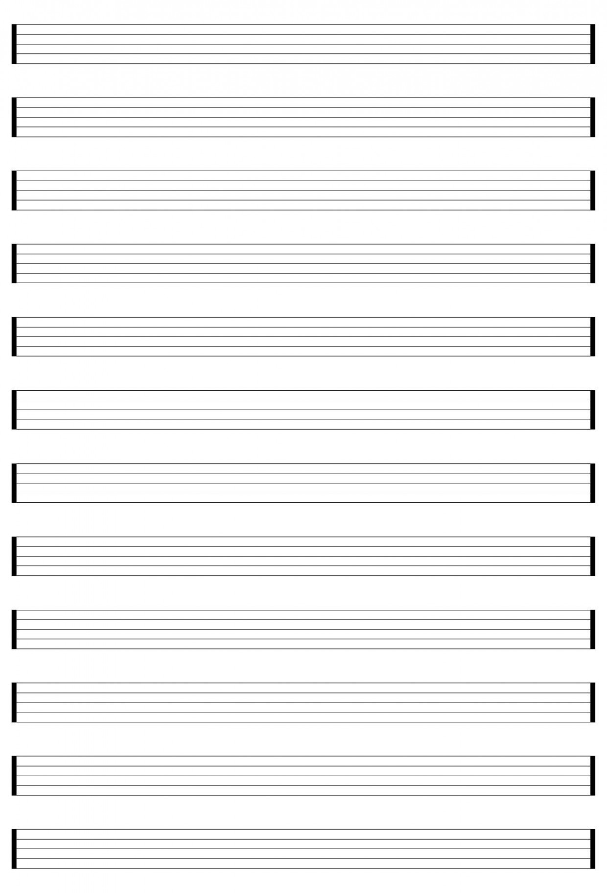 Printable Blank Piano Sheet Music Paper  Blank sheet music, Sheet