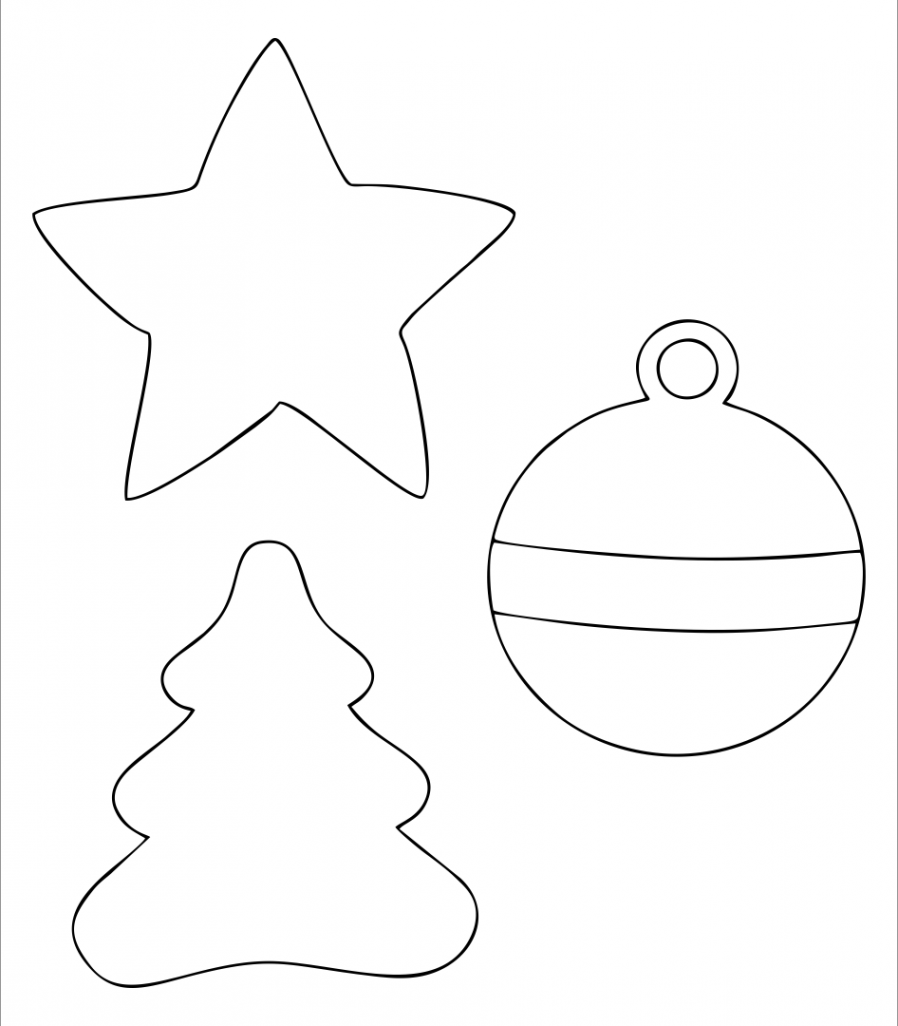 Printable Christmas Ornament Templates  Printable christmas