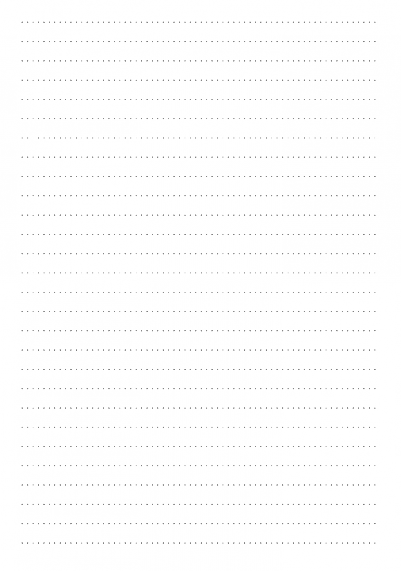 Printable Dotted Lined Paper Printables