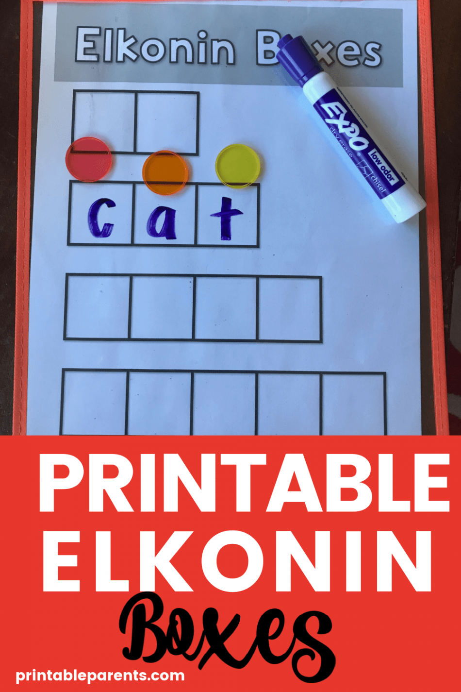 Printable Elkonin Boxes - Printable Parents