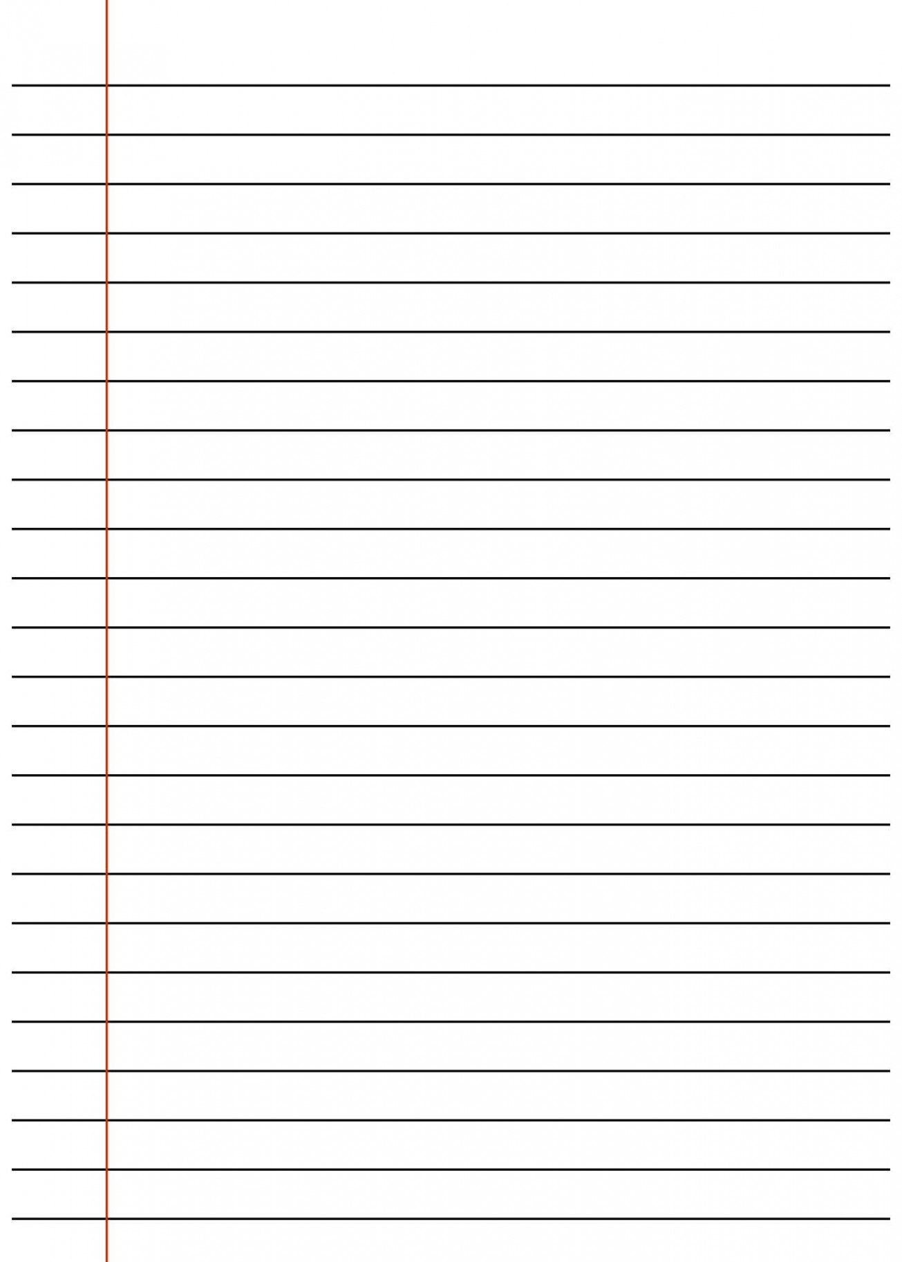 Printable Lined Paper to Print  Writing paper template, Writing