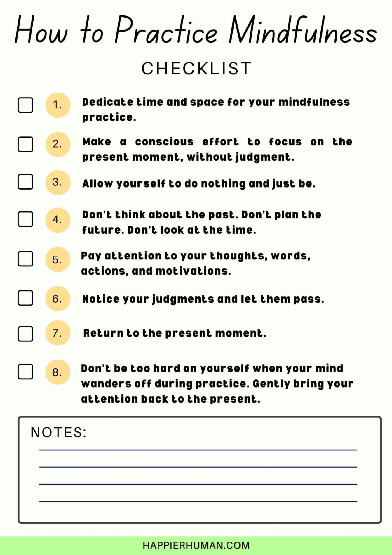 Printable Mindfulness Worksheets for Adults in 20 - Happier Human