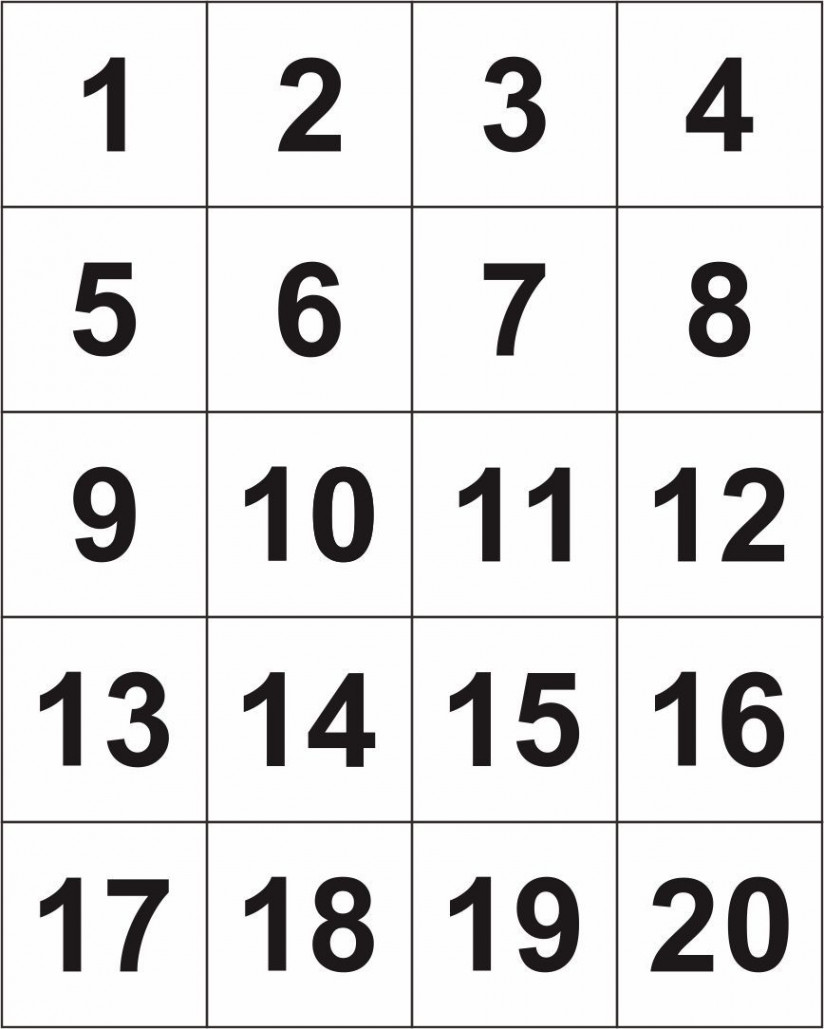 Printable+Numbers++  Large printable numbers, Printable