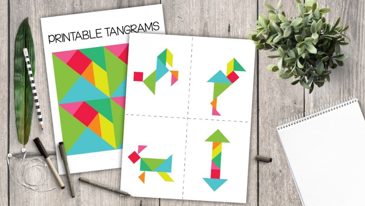 Printable Tangram Puzzle - Brooklyn Berry Designs