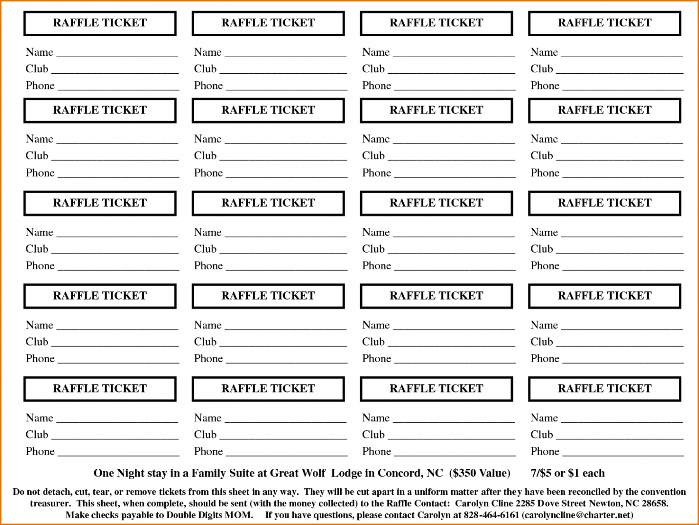 Raffle ticket templates  Raffle ticket template printable, Raffle