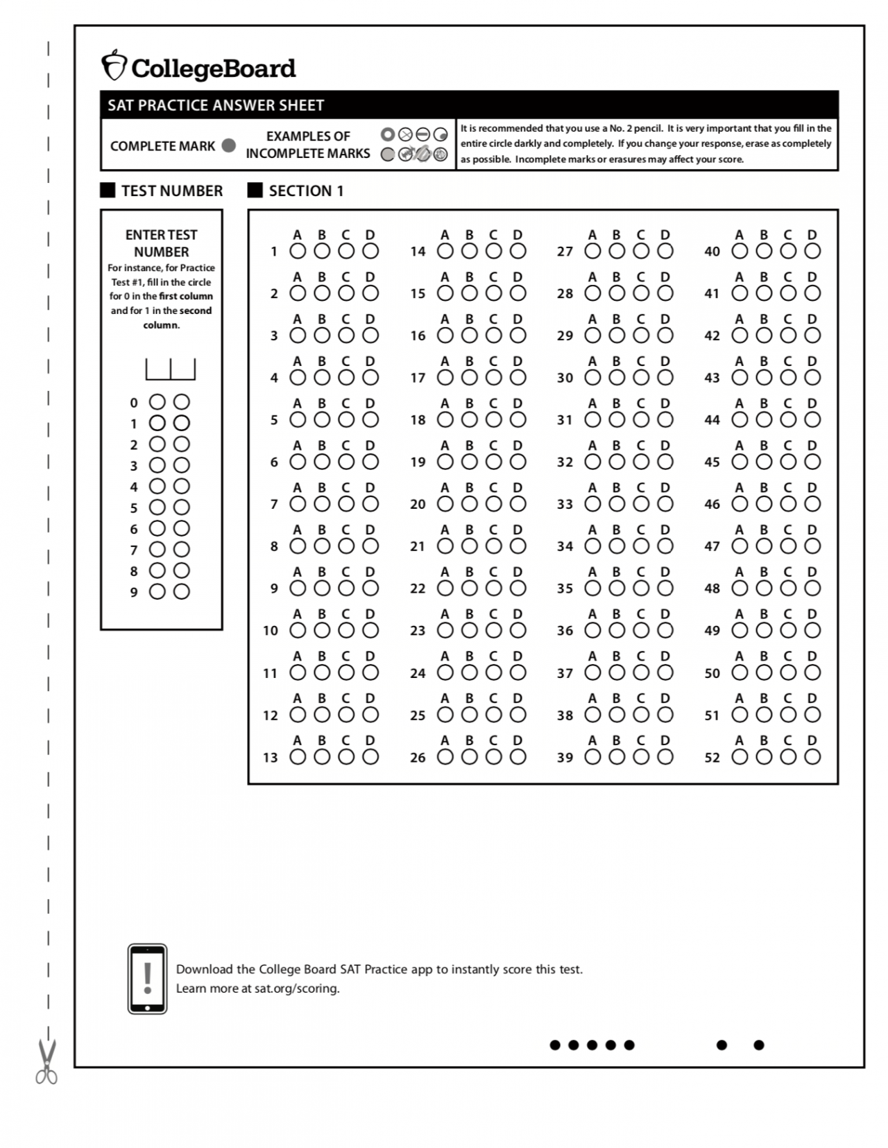 SAT Practice Test  for Free Download – mcstutoring