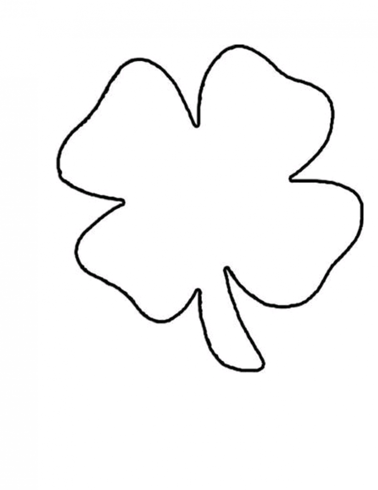 Shamrock Template  Shamrock template, St patrick