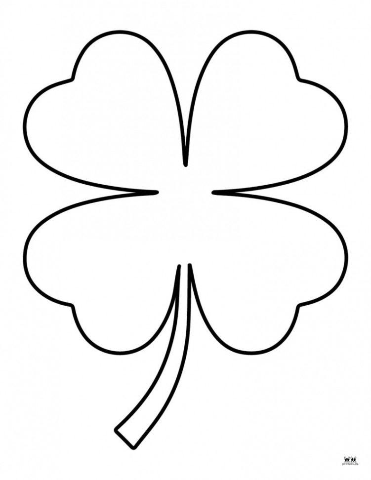 Shamrock Templates & Coloring Pages -  FREE Printables  Printabulls