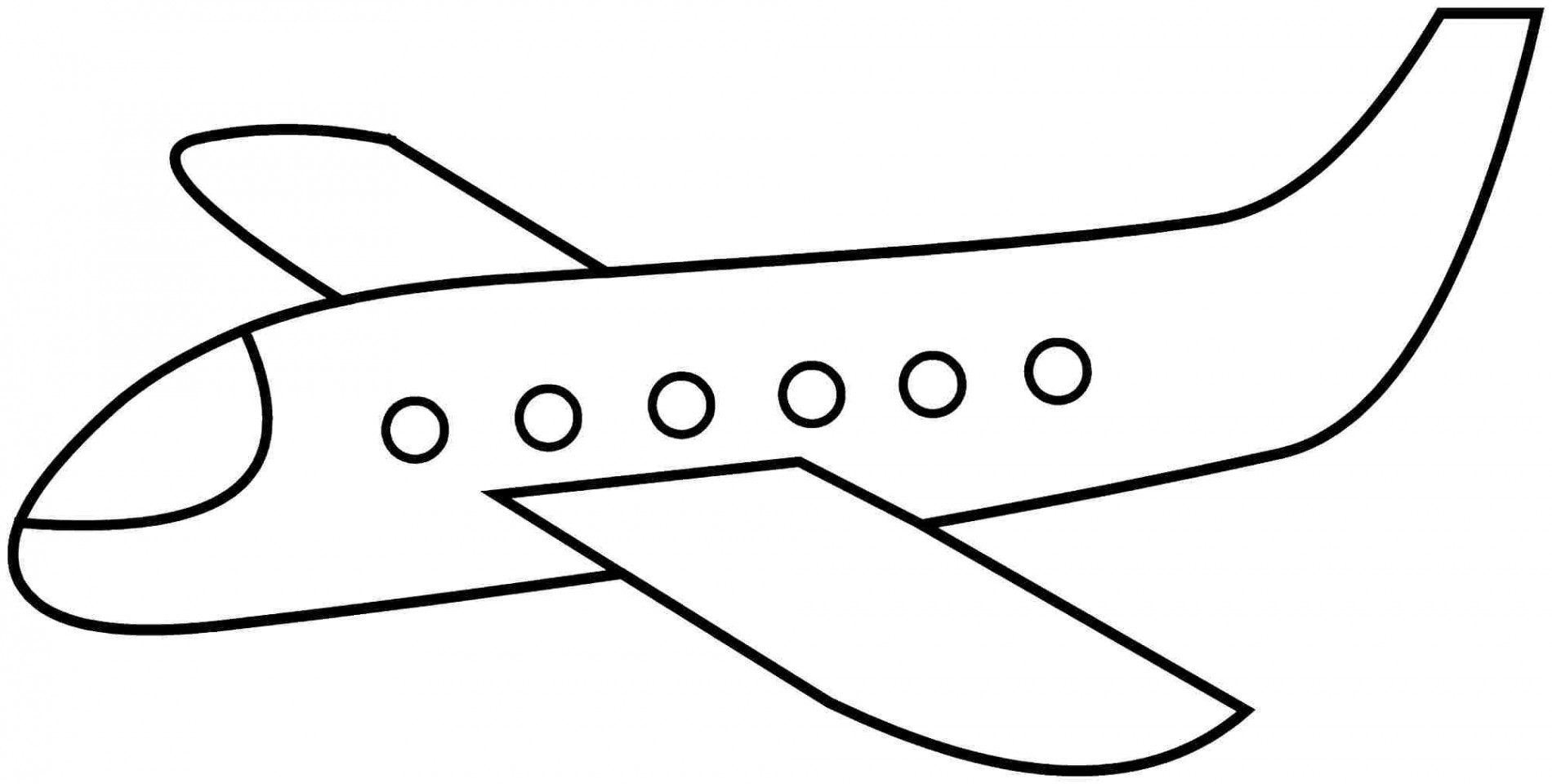 simple airplane coloring pages - Google Search  Airplane coloring