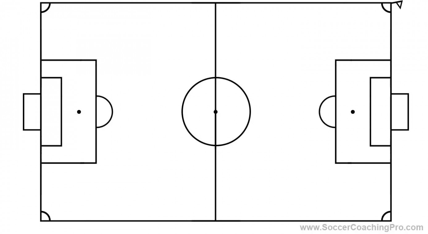 Soccer Field Diagram (Free to Download and Print) - Soccer