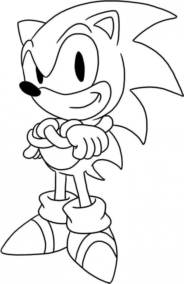 Sonic The Hedgehog Coloring Pages - Free Printable  Cartoon