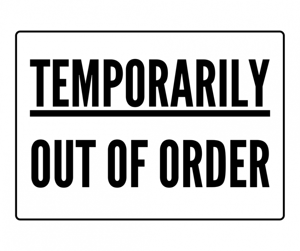 Temporarily Out Of Order Sign: Printable Templates (Free PDF