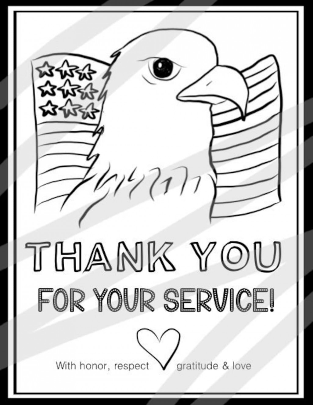 Thank You for Your Service Veteran