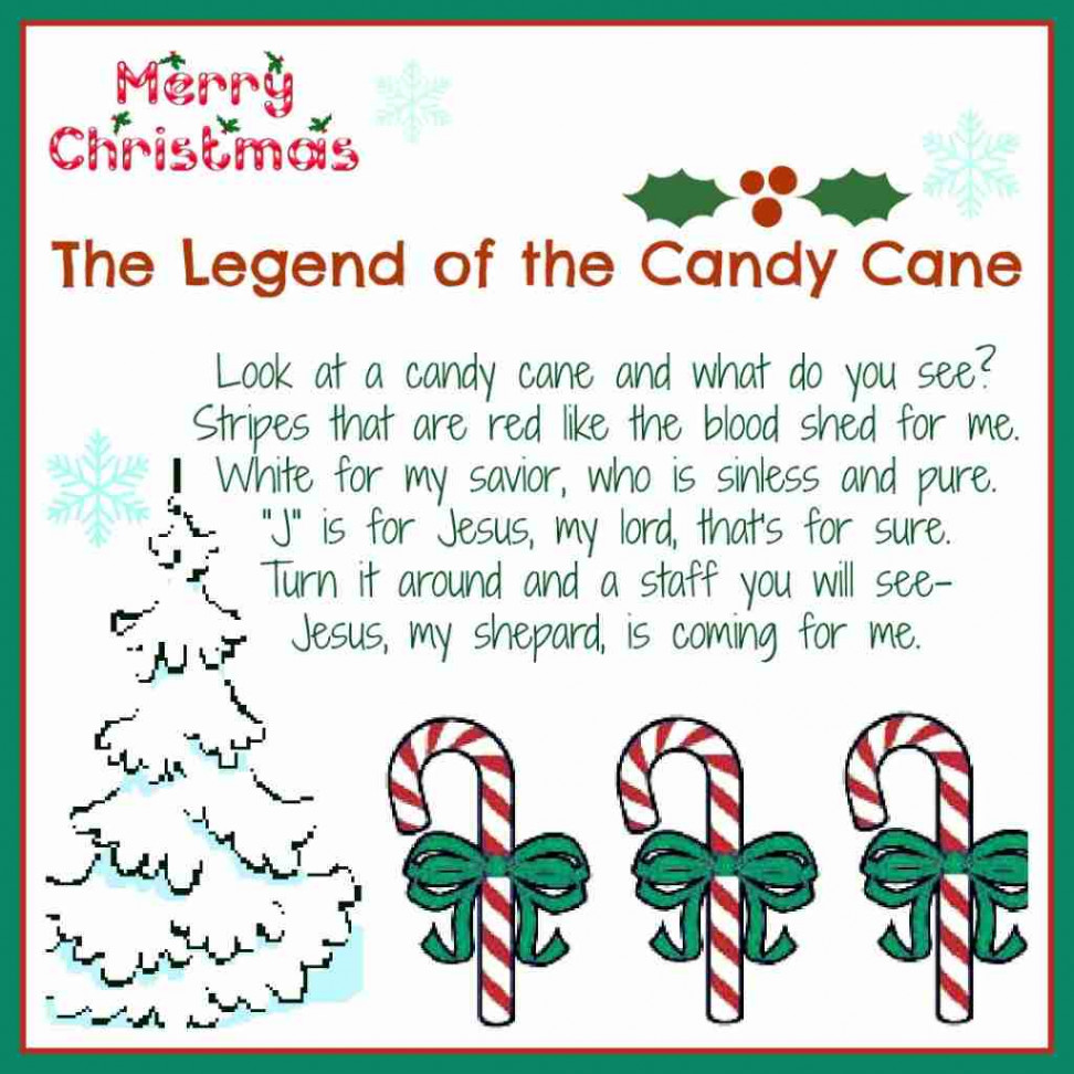 The Legend of the Candy Cane: Free Printable and a Giveaway