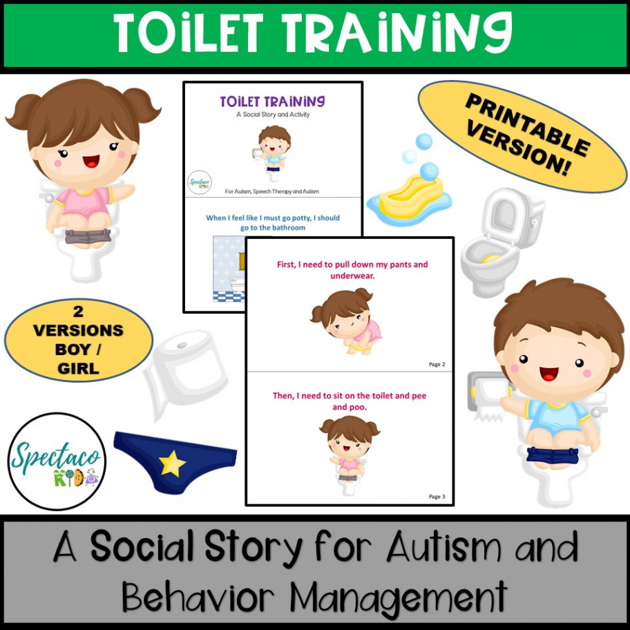 Toilet Training A Social Story for Autism and Behavior Management