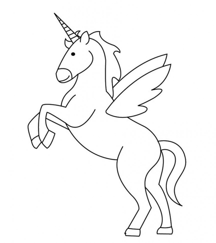 Top  Free Printable Unicorn Coloring Pages