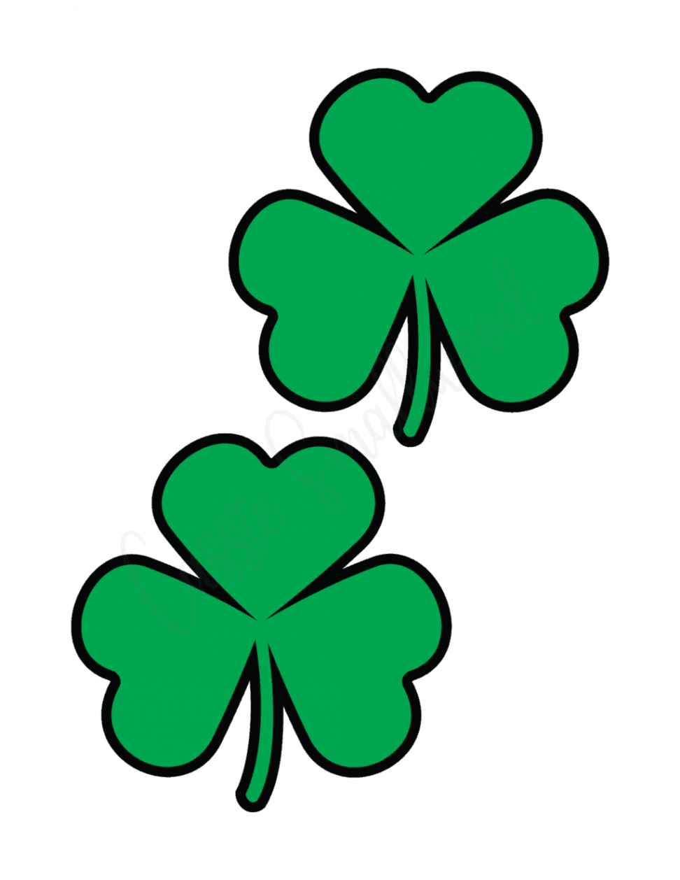 Unique Shamrock Templates (Free Printable) - Cassie Smallwood