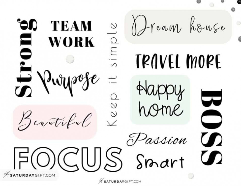 Vision Board Template -  Cute (&Free) Dream Board Printables