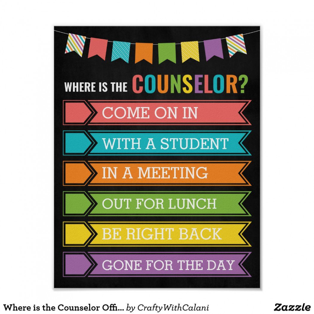 Where is the Counselor Office Door Sign  Zazzle  Office door