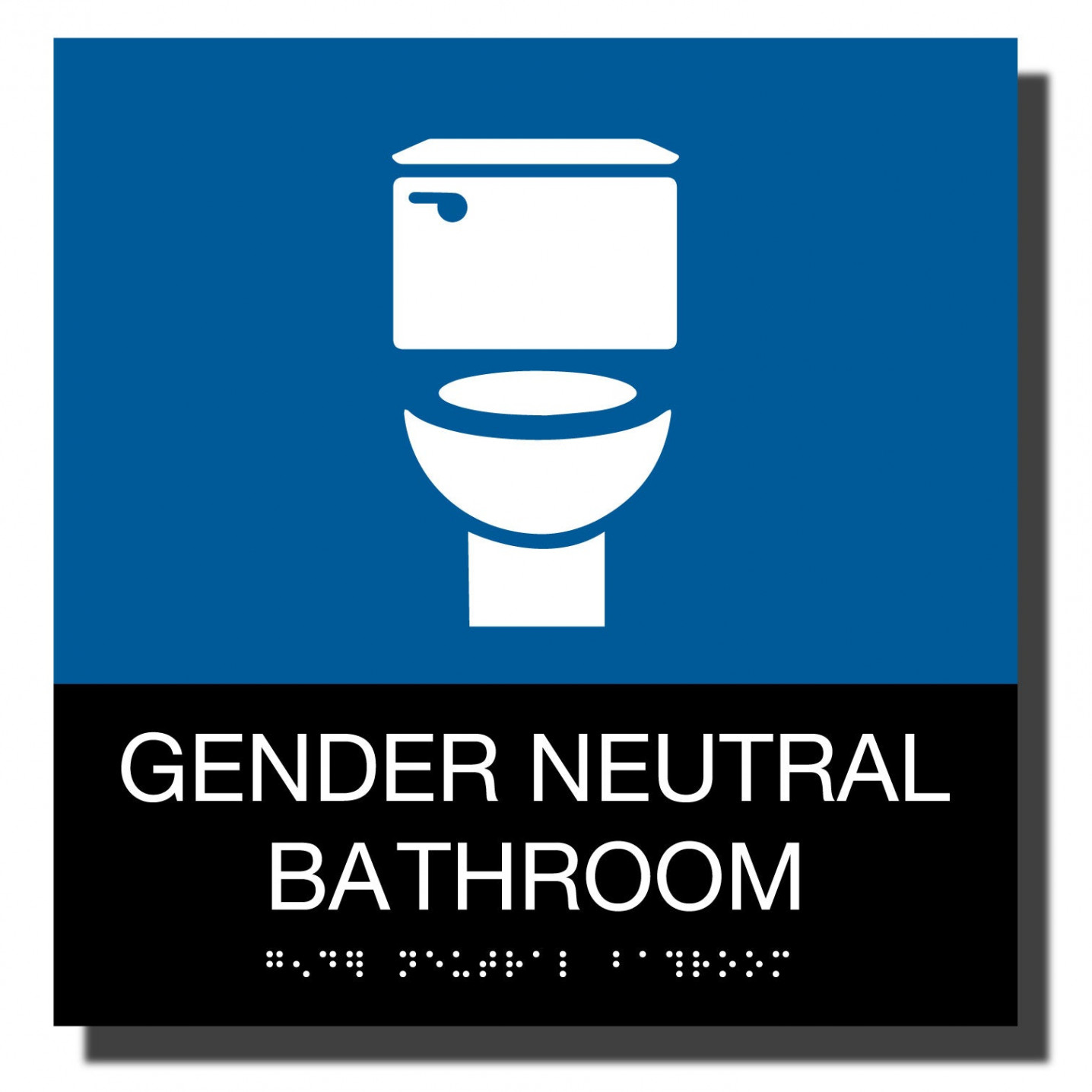 ADA Gender Neutral Bathroom - Chroma Collection - Nap ADA Signs