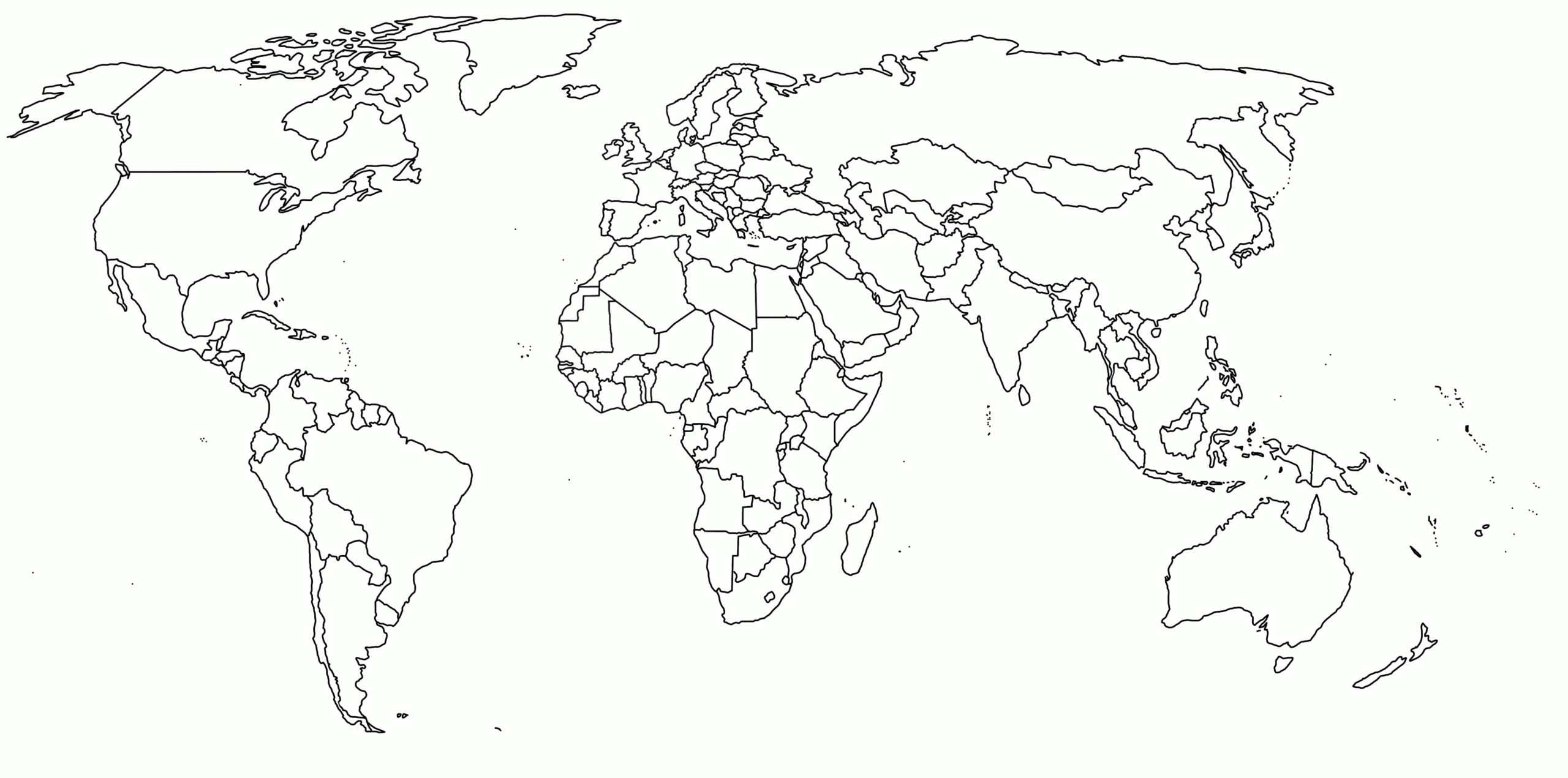 Africa Map Coloring Page World Map Coloring Page