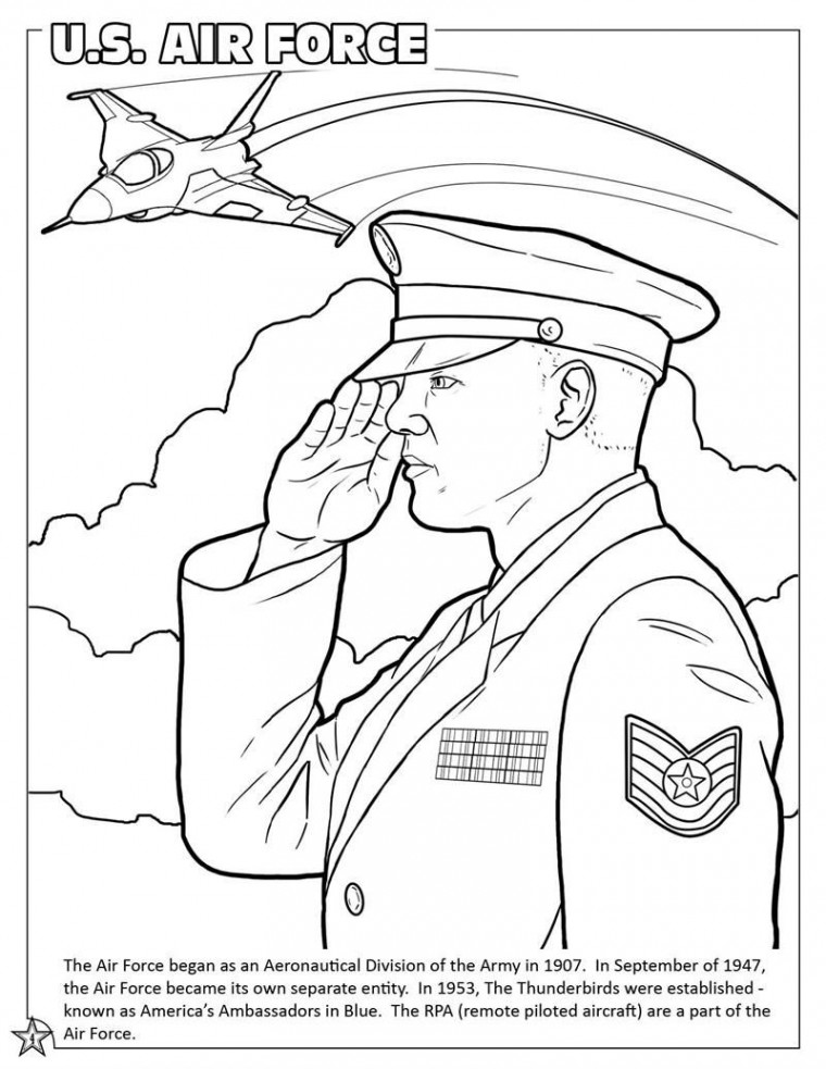 air force coloring book  Us Air Force Coloring Pages Coloring