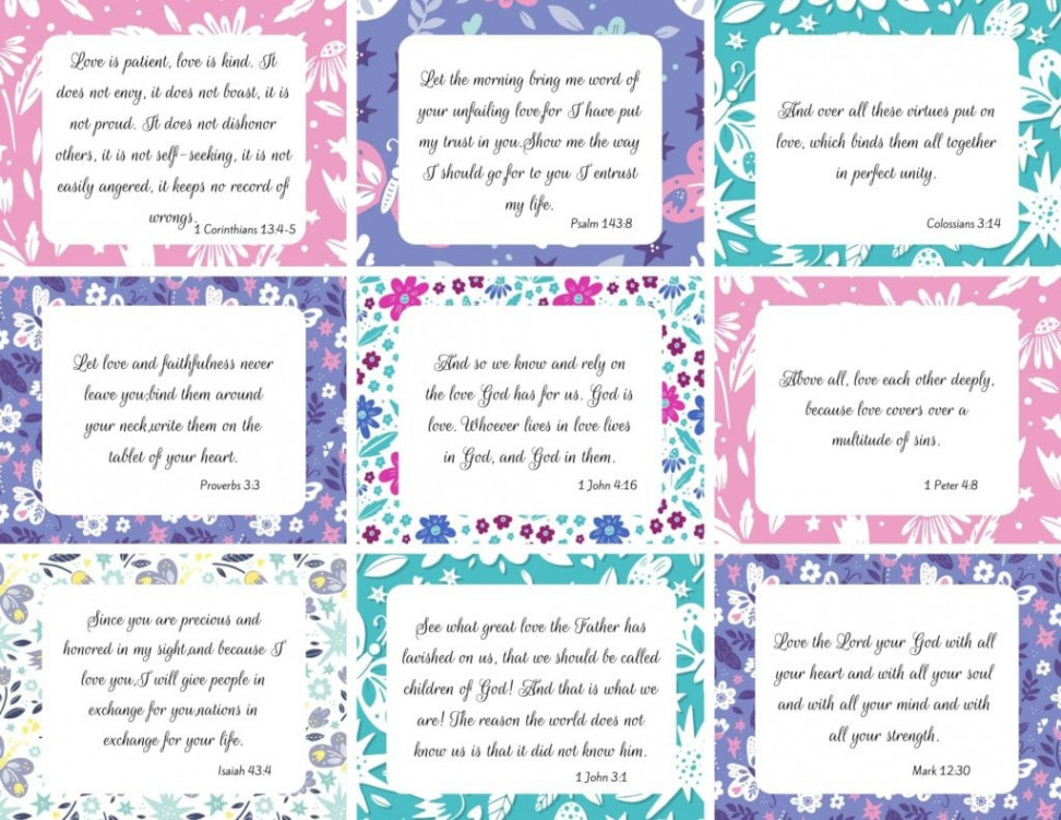 Amazing (and FREE) Printable Scripture Cards -