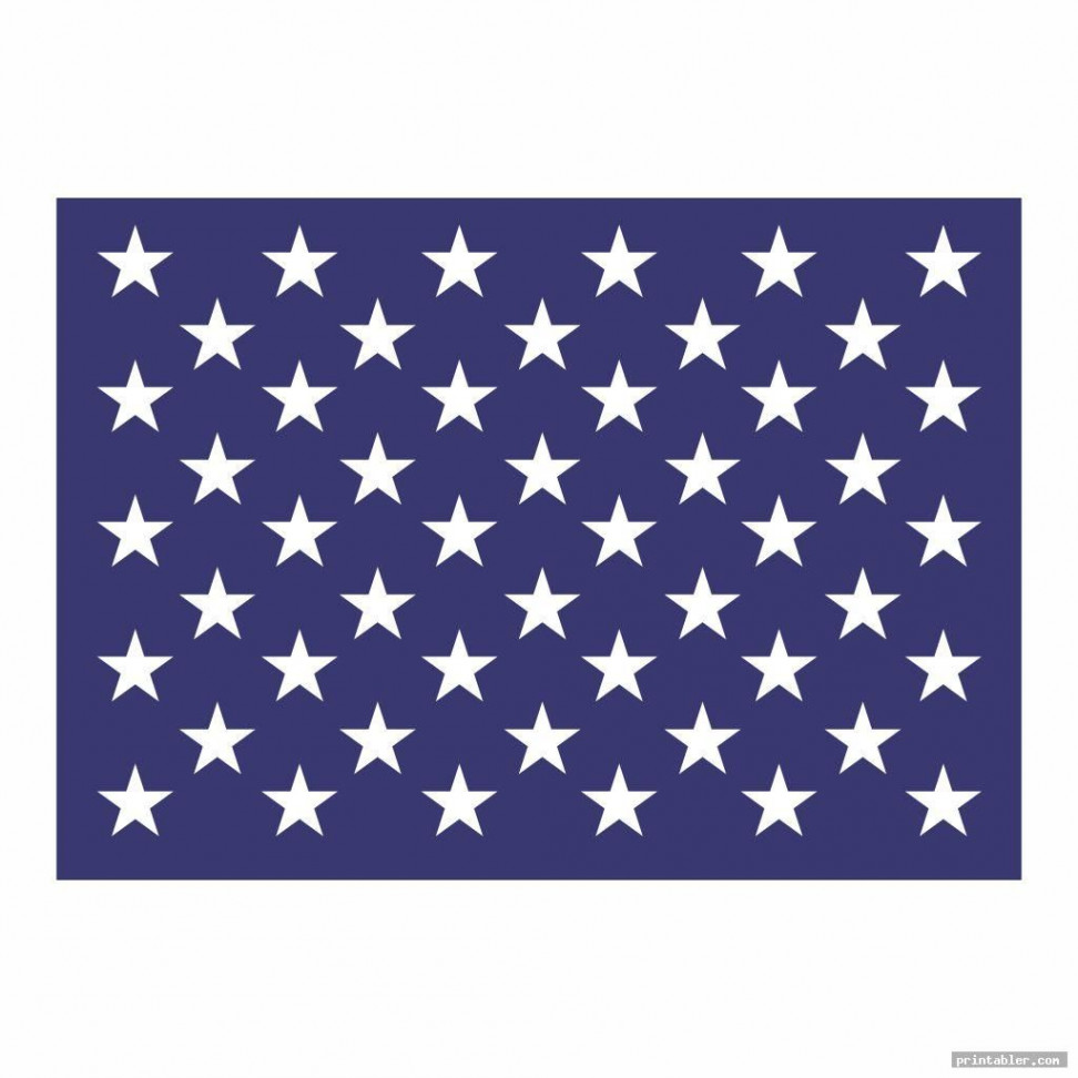 american flag stars stencil printable image free - gridgit