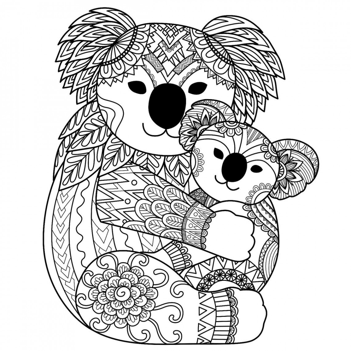 Animal Coloring Pages for Kids: Free Printable Coloring Pages of