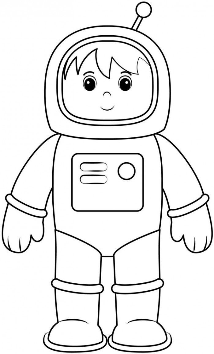 Astronaut Template  Free Printable Papercraft Templates in