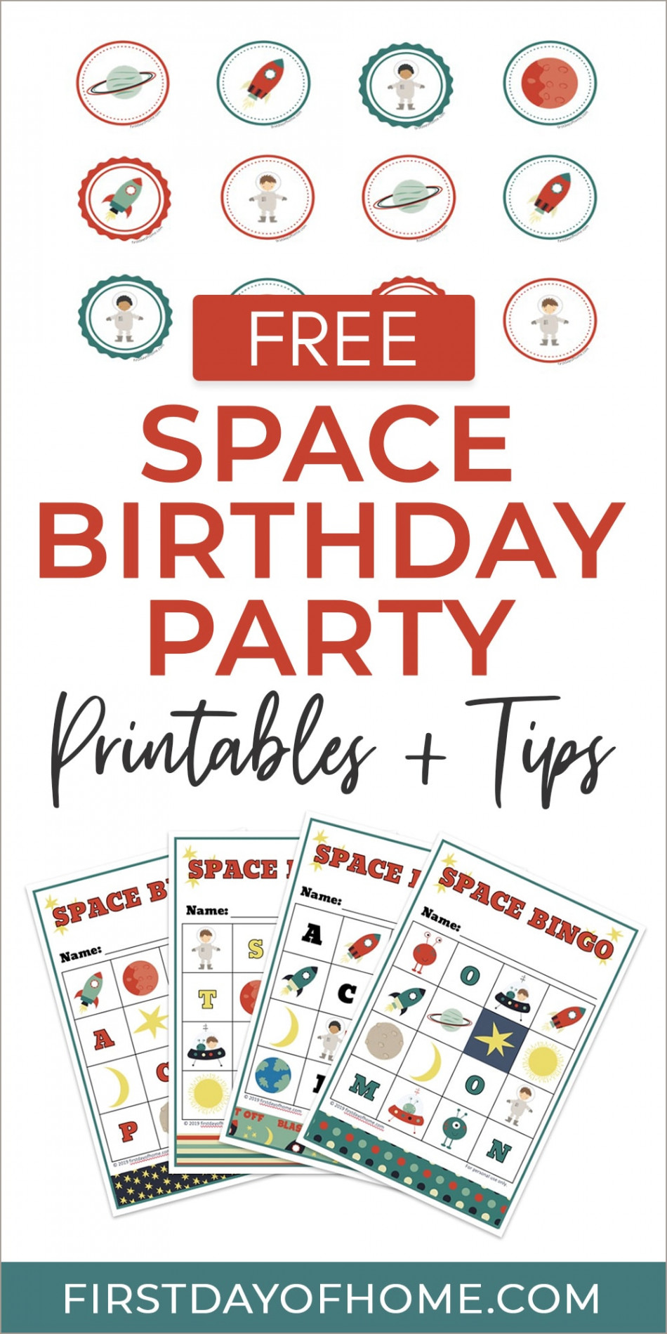 Awesome Space Birthday Party Printables (Free Download)