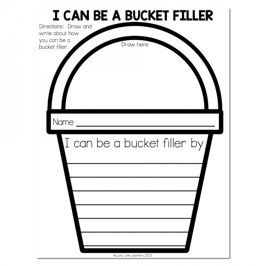 Back to School Bonus Pack - Bucket Filler Activities - I Can Be a Bucket  Filler