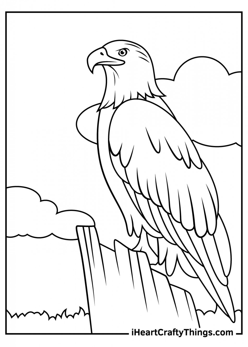 Bald Eagle Coloring Pages (Updated )