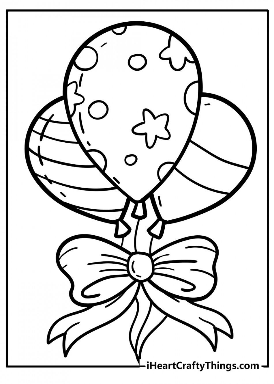 Balloons Coloring Pages (% Free Printables)